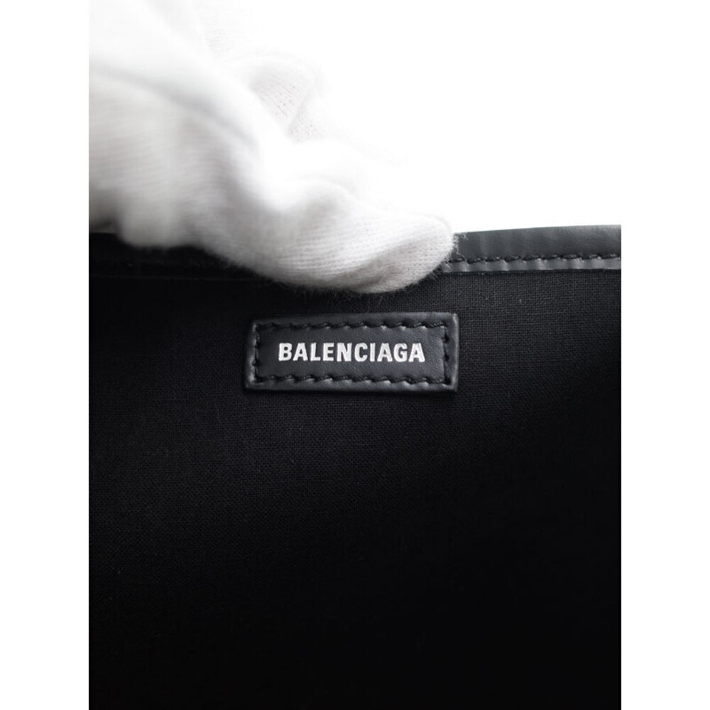Balenciaga Navy Handbag Cabas Blue - Picture 4 of 9